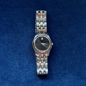 Movado‎ Museum Watch Two Tone Stainless Steel Ladies  81-E4-0822